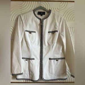 ST. JOHN Embroidered Blazer